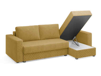 Диван Сонум Denver угловой Рогожка мокко Длина 267 см