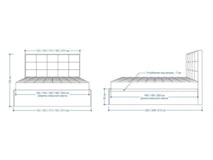 Кровать Lonax Адель велюр Dolly-1 (с подъемным механизмом) 180х195