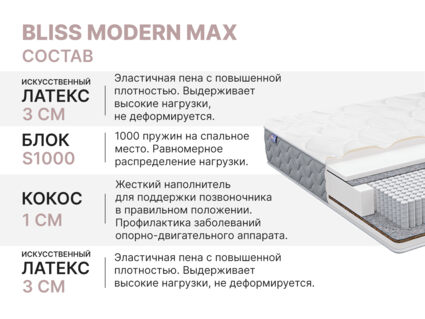 Матрас Димакс Bliss Modern max 180х190