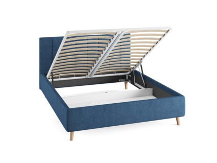 Кровать Сонум Alma Рогожка Песочная (с подъемным механизмом) 80х200