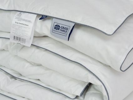 Одеяло German Grass Gray Familie Down всесезонное 200х200