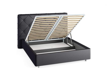 Кровать Сонум Manhattan Экокожа Белая (с подъемным механизмом)