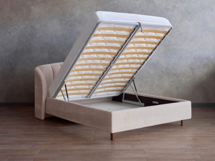 Кровать Сонум Valencia Рогожка Графит (с подъемным механизмом) 120х190