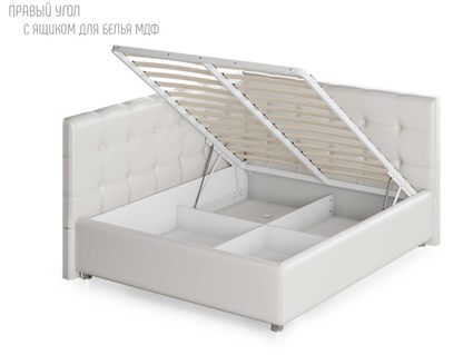 Кровать Nuvola Sabina угловая Velutto 22 (с подъемным механизмом) 140х200