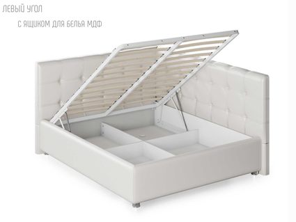 Кровать Nuvola Sabina угловая Velutto 22 (с подъемным механизмом) 140х200