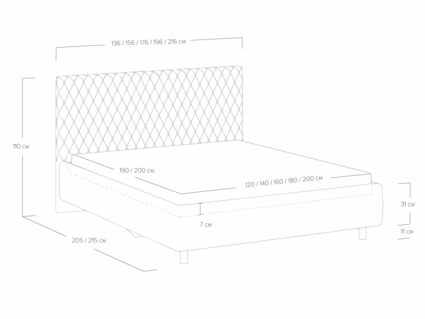 Кровать Сонум Stella Тедди синий 80х190