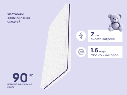 Матрас Базилик Бэби Дрим 60х200