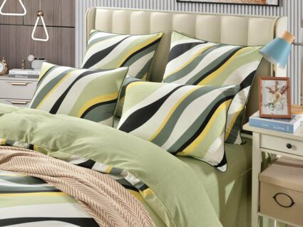 Комплект постельного белья Софи де Марко Антей (зеленый) Семейный