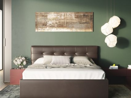 Кровать Nuvola Parma Bravo cream (с подъемным механизмом) 200х200