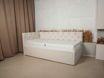 Кровать Димакс Бриони с подъемным механизмом 120x200 Велюр Velutto 43 уцененная 120х200