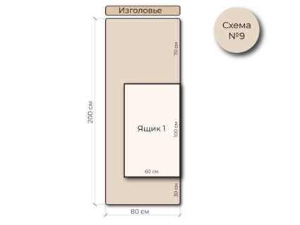 Кровать Mr.Mattress Site Box экокожа White 90х200