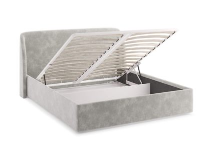 Кровать Сонум Nicole Рогожка Графит (с подъемным механизмом) 120х190