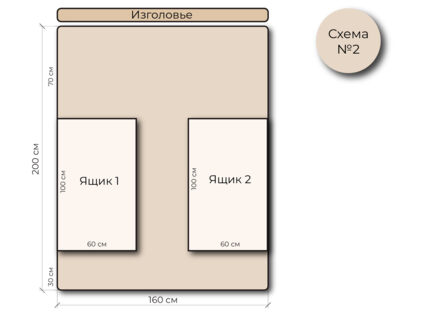 Кровать Mr.Mattress Site Box экокожа White 90х200