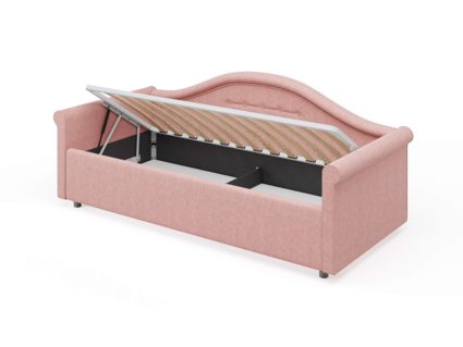 Кровать Сонум Maria Экокожа Белая (с подъемным механизмом) 120х200