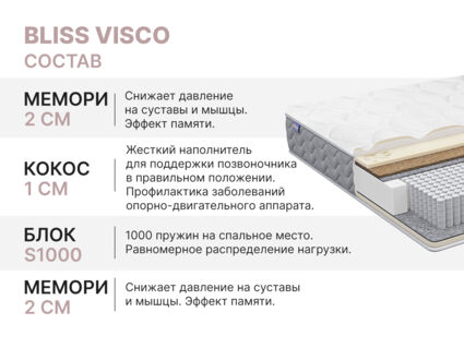 Матрас Димакс Bliss Visco 120х195