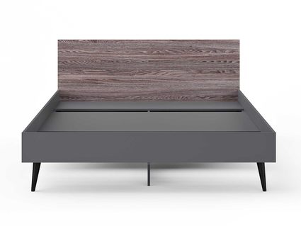 Кровать Сонум Ines Ясень анкор + серый 180х200