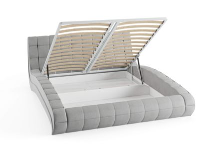 Кровать Сонум Milano Экокожа Белая (с подъемным механизмом) 180х200