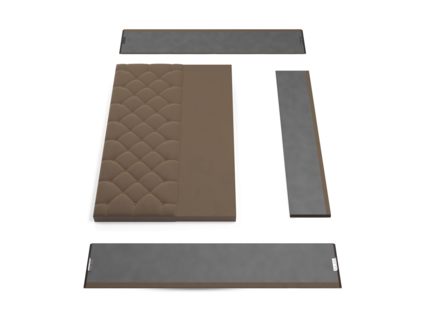 Кровать Lonax Элоиза велюр Dolly-8 (с основанием)