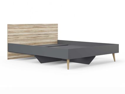 Кровать Сонум Ines Ясень ориноко + графит