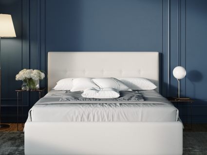 Кровать Nuvola Bianco Velutto 22 (с подъемным механизмом)