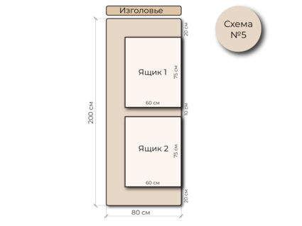 Кровать Mr.Mattress Site Box велюр Toffee 90х195