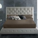 Простыня Primavelle на резинке Satin Luxe (какао) 200х220