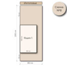 Кровать Mr.Mattress Site Box велюр Grey 90х195