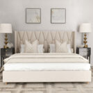 Кровать Beautyson Rebecca велюр Formula 890 сиреневый 180х190