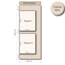 Кровать Mr.Mattress Site Box велюр Toffee