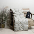 Плед German Grass Travel Plaid Grass дорожный (серо-бежевый) 140х200