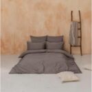 Комплект постельного белья Luxberry SOFT SILK SATEEN умбра 1,5-спальный