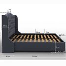 Кровать Sleeptek Premier 5 Велюр 46 (с подъемным механизмом)