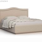 Кровать Nuvola Vicensa Style Velutto 04 (с подъемным механизмом) 200х200